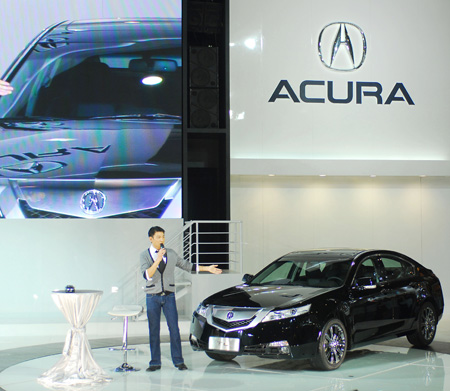 ÁõµÂ»ª¹ãÖݳµÕ¹½²Êö¡°Acura TLÇéÔµ¡±-ÁõµÂ»ª